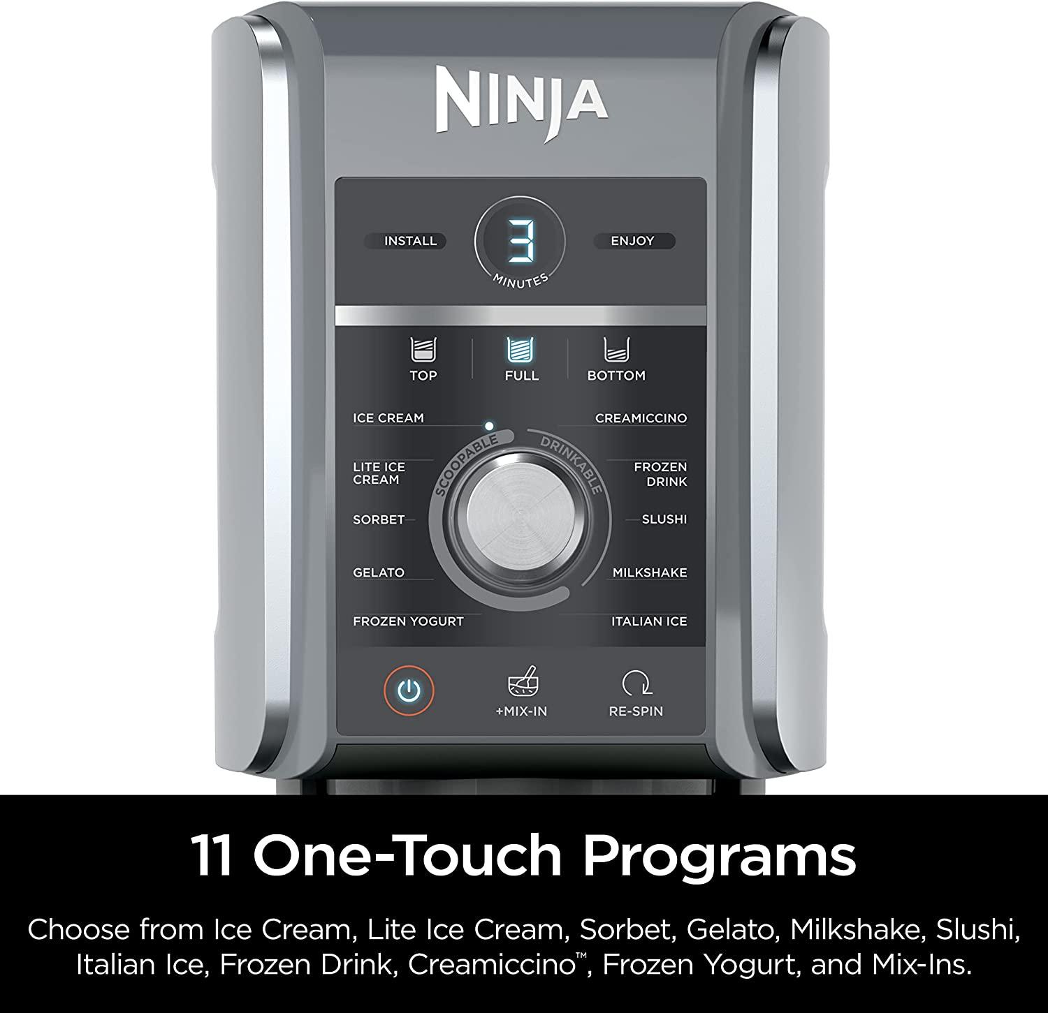Ninja® CREAMi®, Ice Cream Maker and Frozen Treat Maker with 7 One